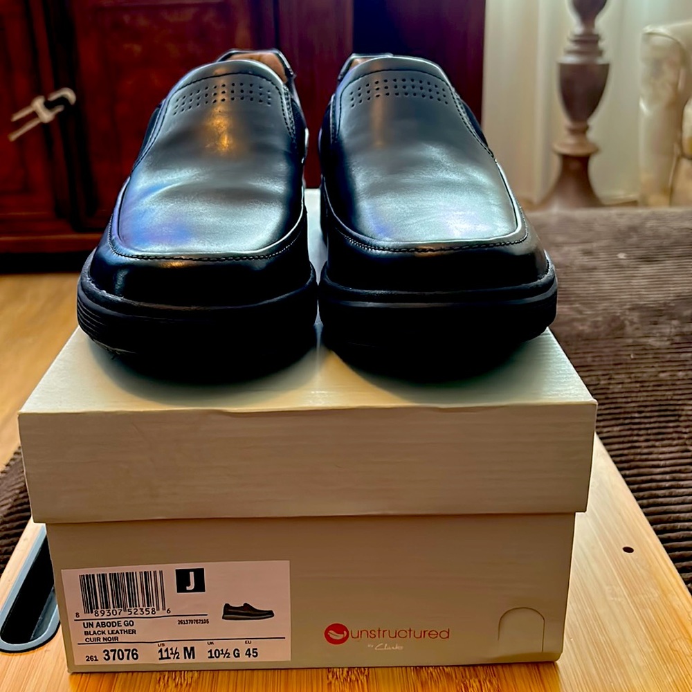 Clark slip on shoes